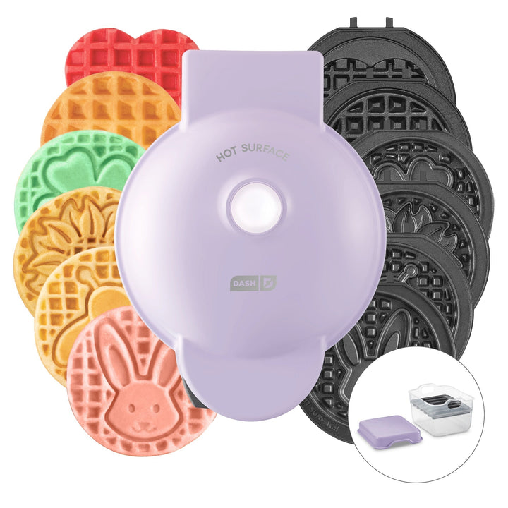 MultiMaker® Mini System with Removable Plates: Waffle & Griddle J6